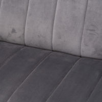 Emily Sofa Close - Grey Velvet