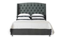 Will King Bed Front - Grey