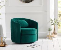 Lou Swivel Chair - Green